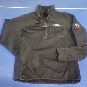 Womens SMALL  black The North Face Summit Series 1/2-zip fleece pullover. 